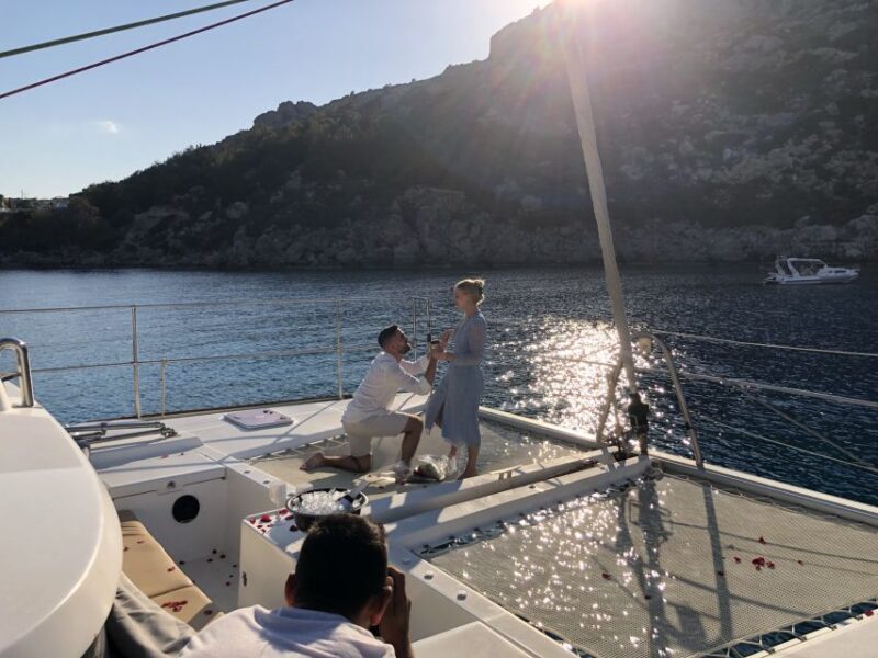 From Rhodes: Private Catamaran Cruise All Inclusive - FAQ