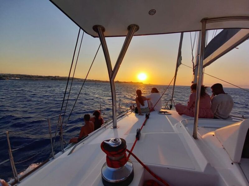 From Rhodes: Private Catamaran Sunset Cruise All Inclusive - An In-Depth Look at the Experience