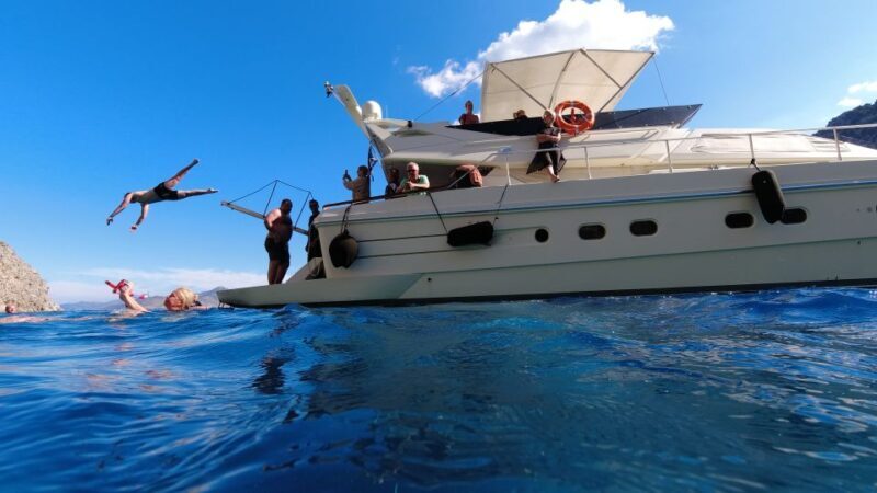 From Rhodes: Yacht Cruise to Lindos with Lunch and Drinks - The Sum Up