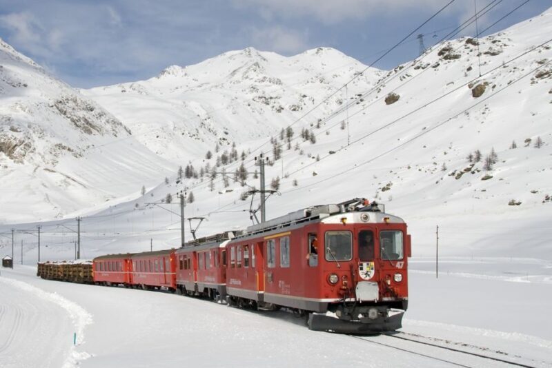 From Saint Moritz: Bernina Red Train with Winery Tasting - Key Points