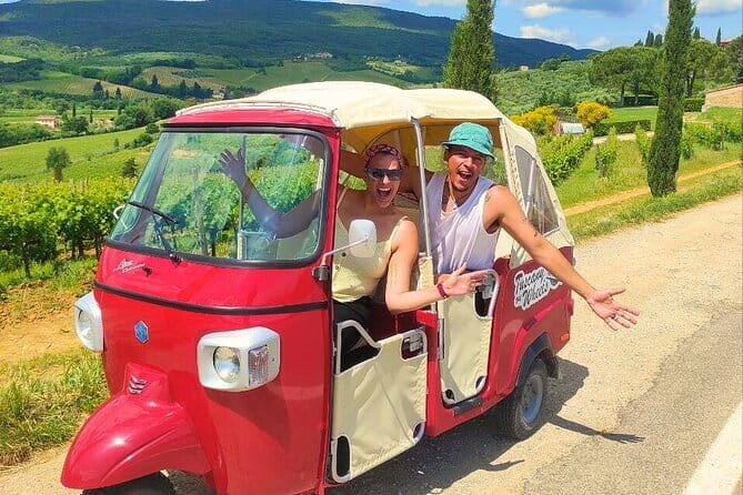 From San Gimignano: Original Tuscany wine tour by Tuk Tuk - The Experience from Start to Finish