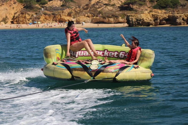 From Santa Eulália: UFO - Towable - From Santa Eulália: UFO - Towable – a Fun-Filled Water Adventure in Algarve