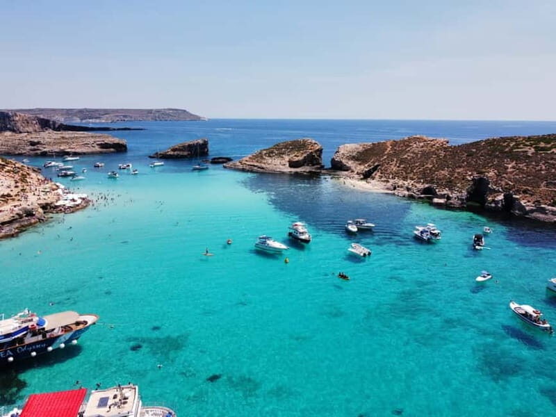 From Sliema: Comino, Crystal Lagoon, and Blue Lagoon Cruise - Crystal Lagoon (Seasonal May-October)