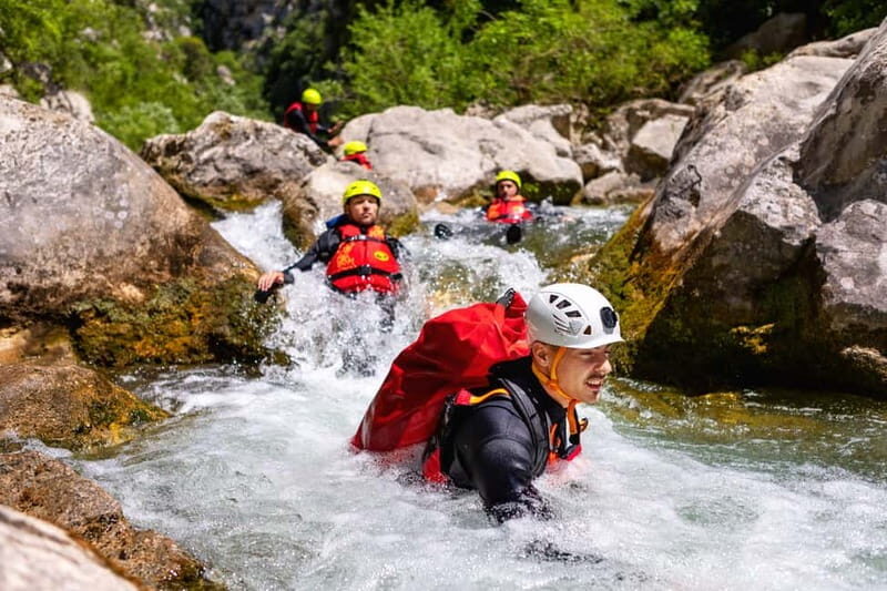 From Split/estanovac: Canyoning on Cetina River - The Highlights of the Experience