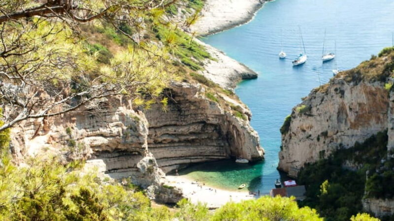 From Split/Trogir: Blue Cave and Hvar Island Boat Tour - The Blue Cave: A Natural Light Show