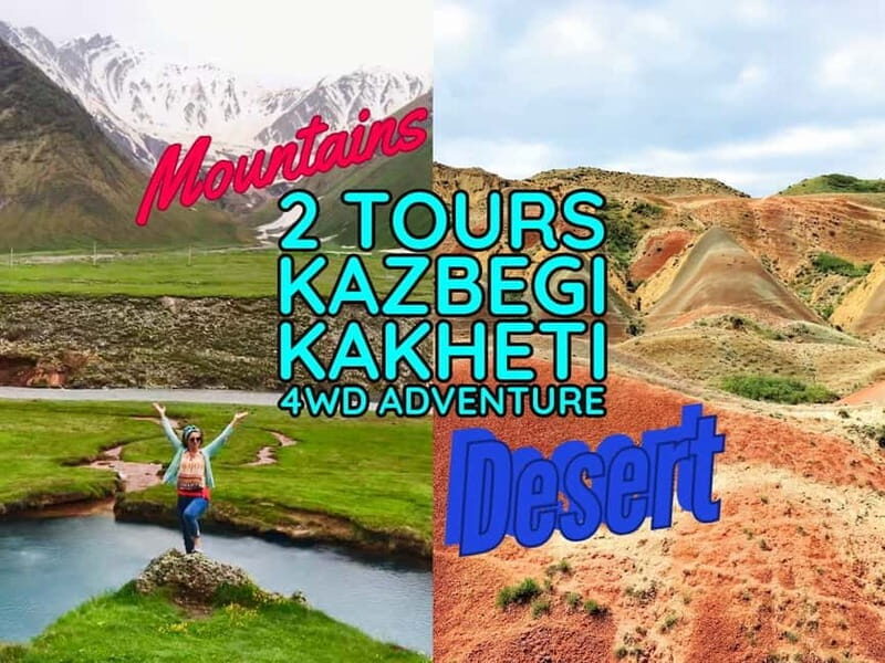 From Tbilisi: Kakheti and Kazbegi 2-Day 4X4 Jeep Tour pack - What’s Included and What’s Not