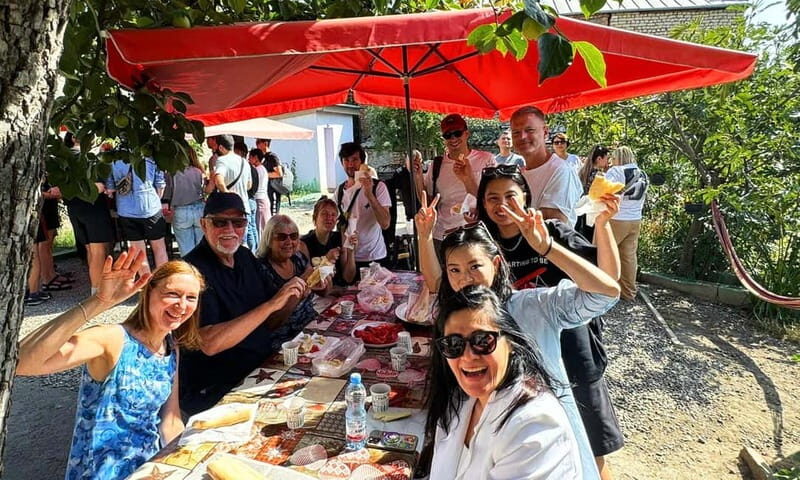 From Tbilisi: Kakheti Wine Region Tour with 9 Wine Tastings - First Stop: Badiauri Village and Local Bakery