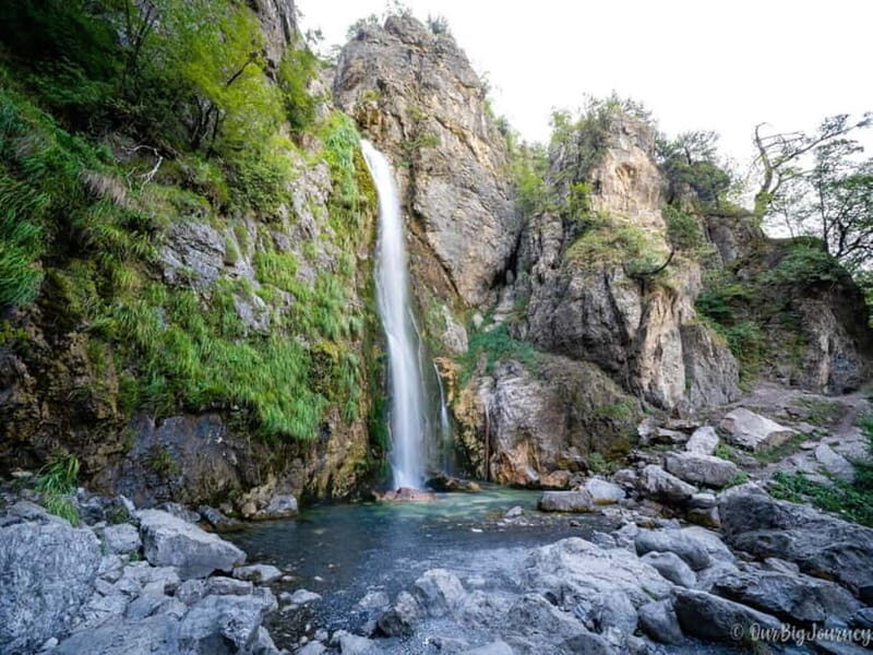 From: Tirana and Shkoder: Theth & Blue Eye Full Day Tour. - The Hike to the Blue Eye: A Natural Marvel