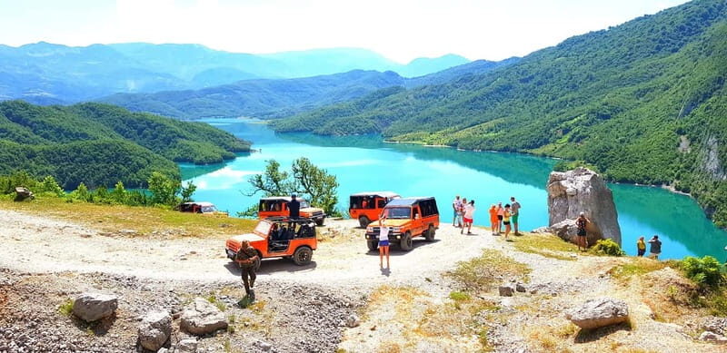 From Tirana: Open-Top 4WD Bovilla Lake Canyon & Gramti Mount - Key Points