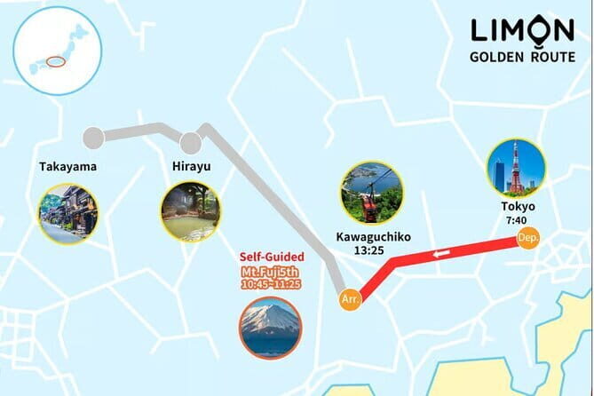 From Tokyo: Visit Mt. Fuji 5th Station, Arrive in Kawaguchiko - What’s Included and What’s Not