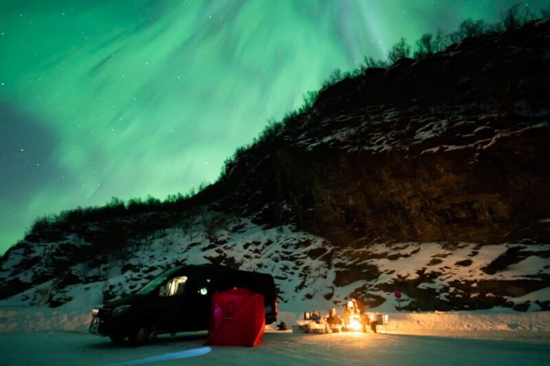 From Tromsø: Aurora Minibus Chase with Portrait and Hot Meal - Authentic Arctic Experience: Beyond the Lights
