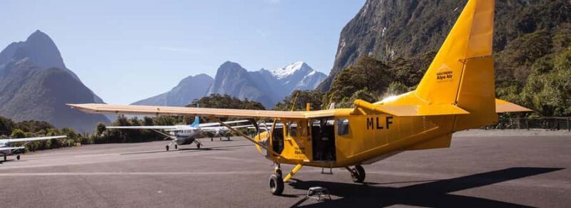 From Wanaka: Milford Sound Flight with Landing & Glaciers - Key Points
