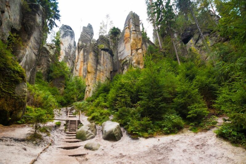 From Wroclaw: Hiking Trail in Rock City Adrspach - An In-Depth Look at the Rock City Experience