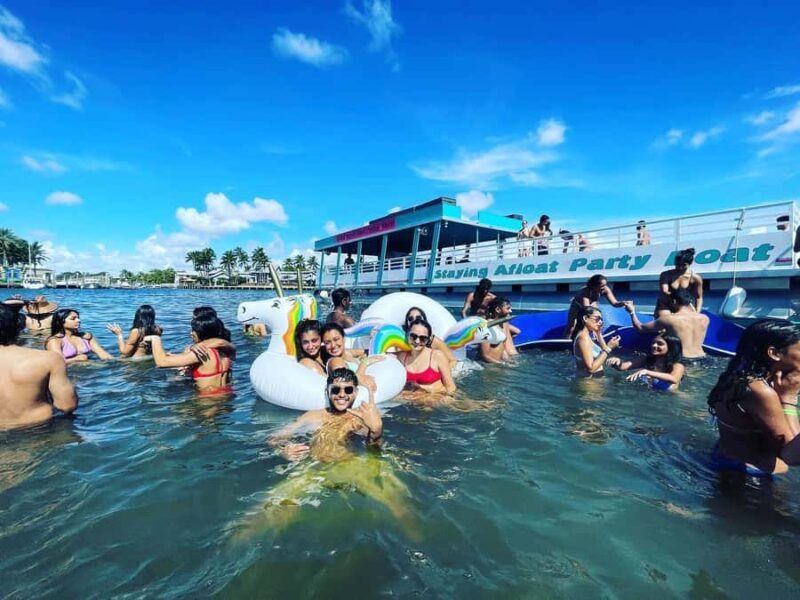 Ft. Lauderdale: Party Boat Tour to the Sandbar with Tunes - Key Points
