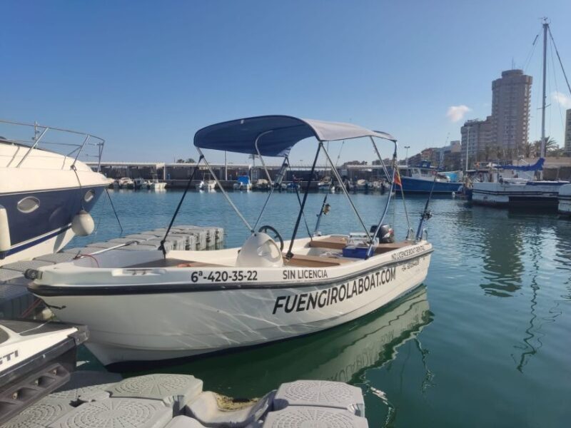 Fuengirola no License Boat from 2 To 4 Hours - The Itinerary and What You Can Expect