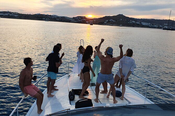 Full Day Private Yacht Cruise in Mykonos on a Ferretti Altura 52s - The Experience on Board