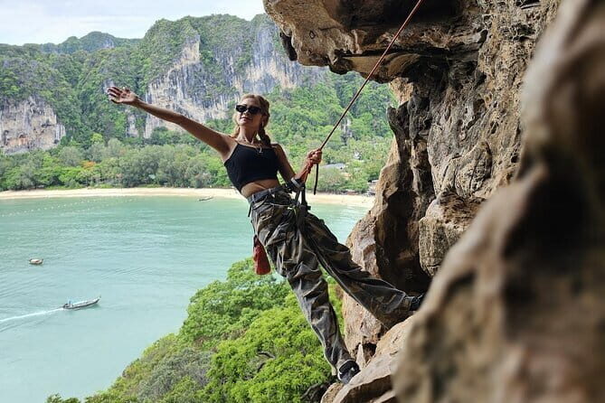 Full Day Railay Rock Climbing with Big Bat Cave from Krabi - Key Points