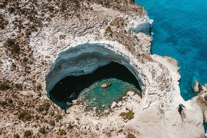 Full day sailing cruise on the West side of Milos island - Snorkeling and Water Activities