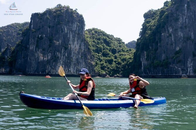 Full Day Sea Star Cruise to Lan Ha-Ha Long Bay Viet Hai village - Sunset Tea and Fruits: A Relaxing Finish