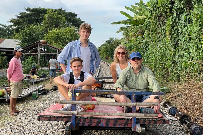 Full day tour by bicycle & tuk tuk,bamboo train,bat cave,villages - The Sum Up