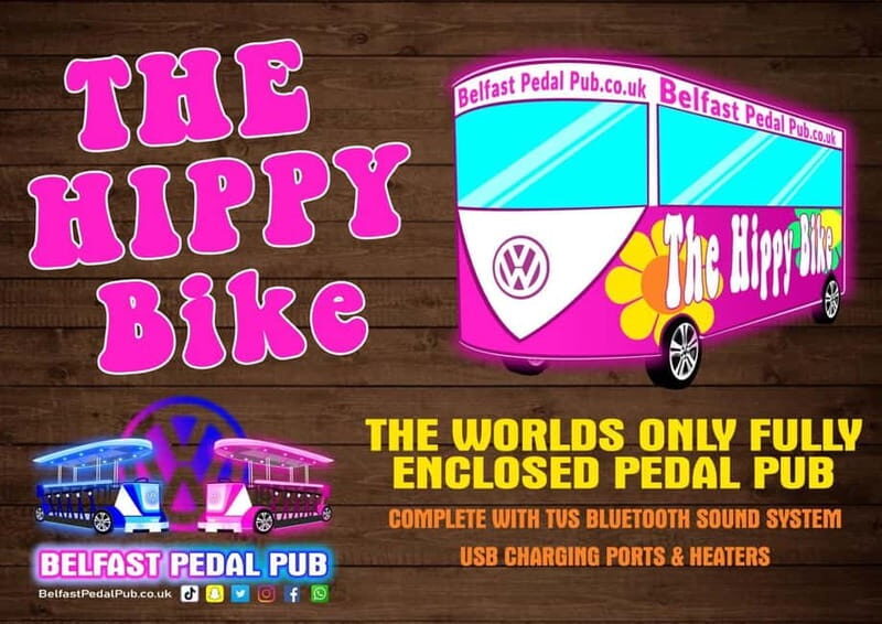 Fully Enclosed Pink Party Bike around Belfast - Who Is This Tour Best For?