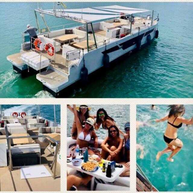 Gandía: Only Adults Boat Party with swim & optional meal - Key Points