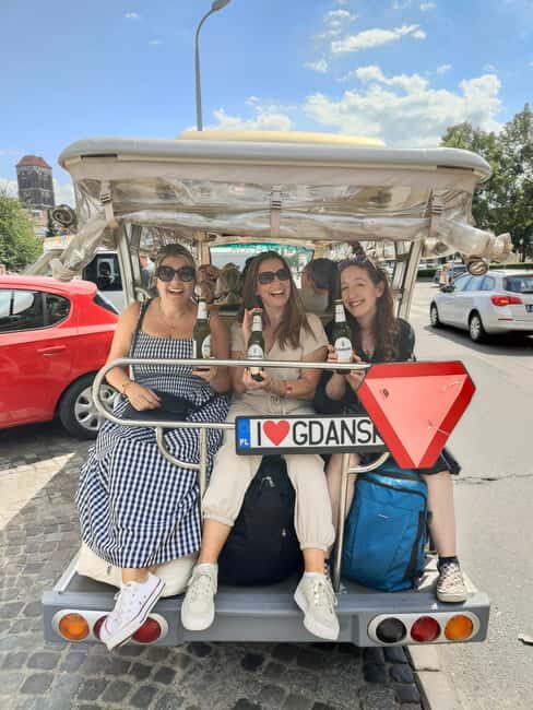 Gdansk: NO LIMIT BEER City Tour by Golf Cart/Beach Transfer - Key Points
