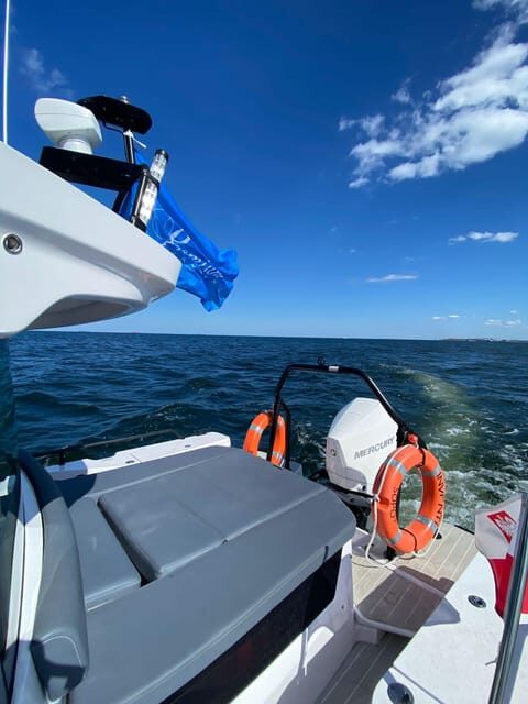 Gdansk/Sopot/Hel/Jastarnia: Private Cruise on a motorboat - Feeling the Speed and the Serenity