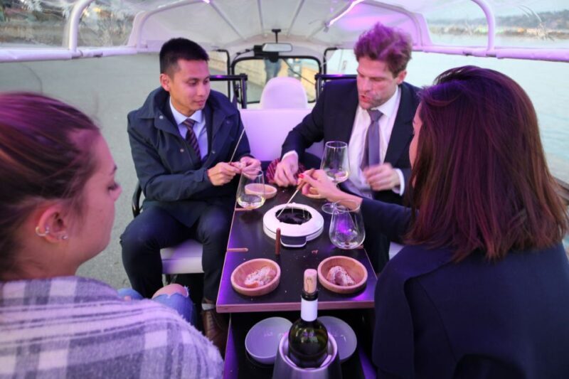 Geneva: tour with fondue and wine in TukTuk - Authentic Insights from Reviews