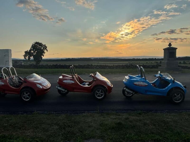 Gettysburg: Scoot Coupe Scenic Ride - Key Points