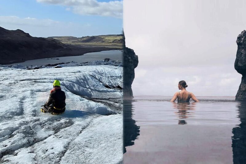Glacier Hike, South Coast Iceland, Black Beach & Sky Lagoon - An Adventurous Day on the South Coast of Iceland