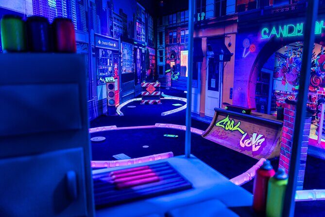 Glow In The Dark Mini Golf Course in Maribor - A Glowing Introduction to Maribor’s Neon Mini Golf