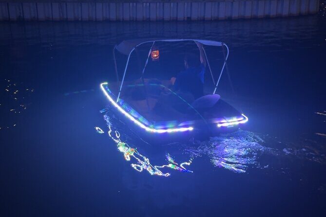 Glow In The Dark Pedal Boat Experience at Downtown OWA - Key Points