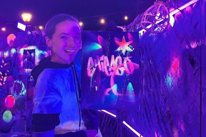 Glow Workshop Neon Art Experience at Studio WIP - The Artistic Process and Guidance