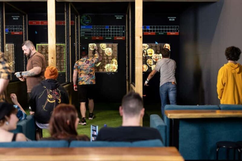 Gold Coast: Axe Throwing with Digital Targets - Who Will Love This?