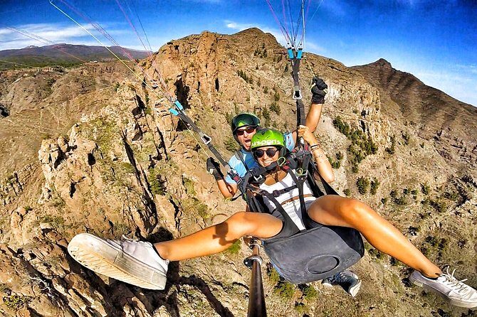 GOLD paragliding flight including videos/photos, t-shirt and a bottle of Cava - Starting Point and Logistics