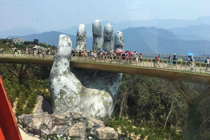 GOLDEN BRIDGE & BA NA HILL via Cable Car from HOTELS in HUE city ( Private Tour) - A Closer Look at the Ba Na Hills and Golden Bridge Experience