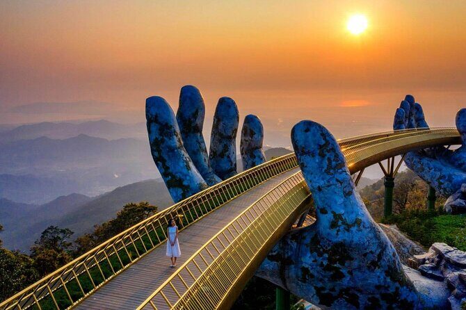 Golden Bridge Ba Na Hills with Buffets Lunch 2 ways cable car - Key Points