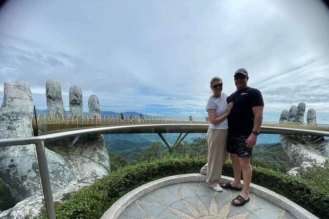 GOLDEN BRIDGE &MARBLE MOUNTAIN-AM PHU CAVE(Hell Cave)Private Tour - A Complete Look at the Golden Bridge & Marble Mountain Private Tour in Da Nang