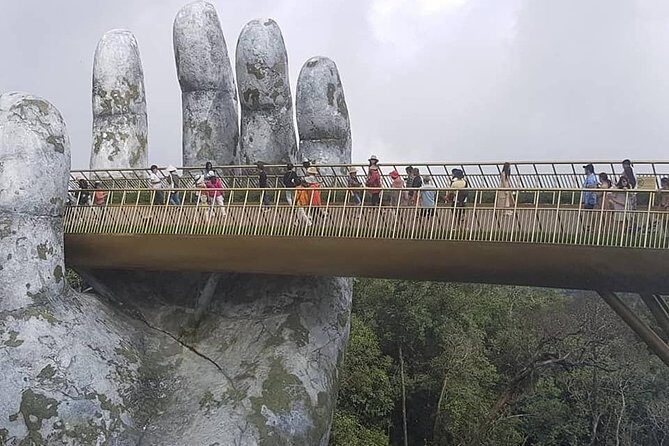 GOLDEN BRIDGE- MARBLE MOUNTAIN- DRAGON BRIDDE from CHAN MAY Port or TIEN SA Port - Practical Details and Tips
