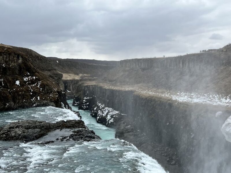 Golden circle, hot spring bakery, tomato farm private tour - The Majestic Gullfoss Waterfall