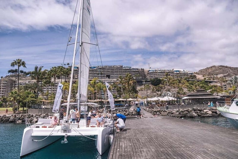 Gran Canaria: Catamaran tour with lunch along unspoiled beaches - Key Points