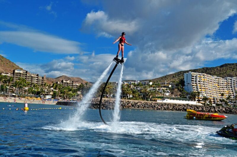 Gran Canaria: Flyboard Session at Anfi Beach - An In-Depth Look at the Flyboard Session at Anfi Beach