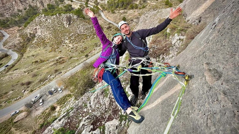Granada: Multi-Pitch Sport Rock Climbing Outdoor Course - An Overview of the Experience