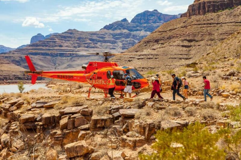 Grand Canyon West: Helicopter, Pontoon River Boat, & Skywalk - FAQ