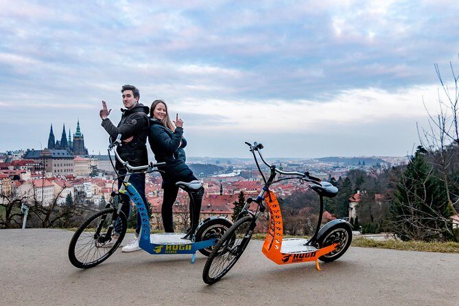 Grand City Tour of Prague on Cruiser e-Bikes or e-Scooters - Key Points
