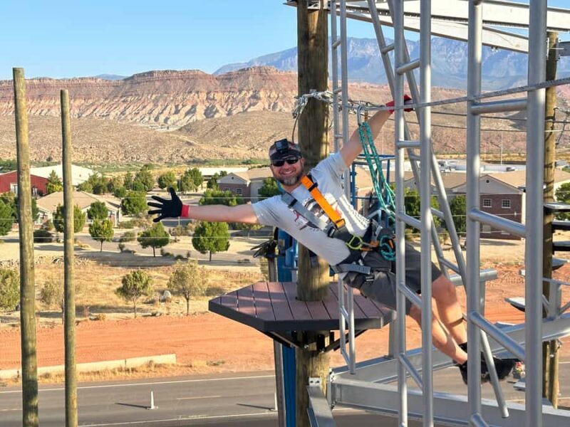 Greater Zion: Adventure Tower Ropes Course 2-Hour Pass - What to Expect: An Overview of the Adventure