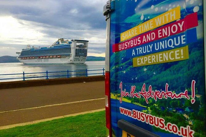 GREENOCK (GLASGOW) SHORE EXCURSION: Scotland Adventure Sightseeing Day Trip Tour - Viewpoint over Scotlands Largest Freshwater Loch: An Ceann Mor
