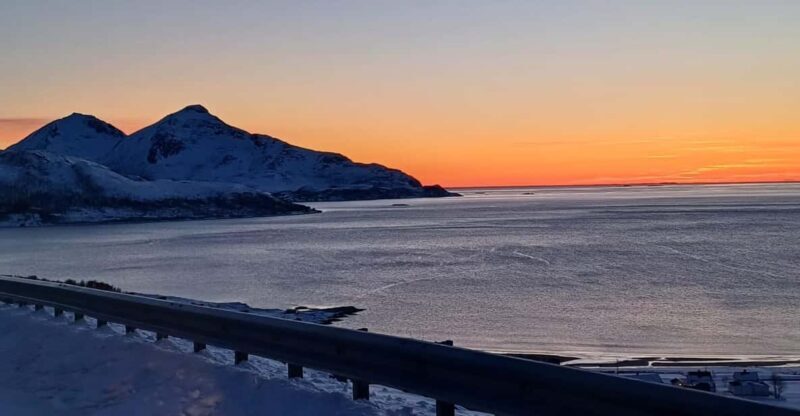 Grøtfjord, Tromsø. Unique Artic scenic route. - Key Points
