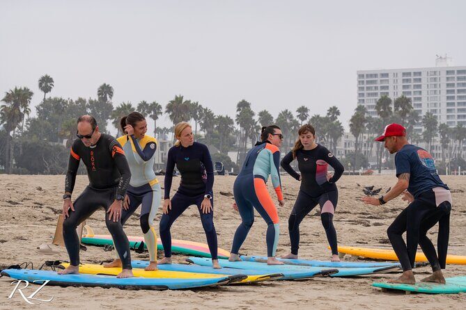 Group Surf Lesson in Santa Monica - Key Points